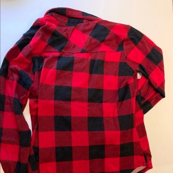 Red And Black Buffalo Plaid Flannel - Picture 5 of 8